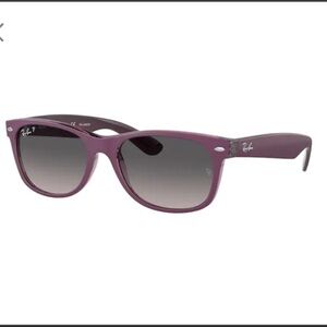 Ray-Ban Women's Purple Frame minimalist Sunglasses